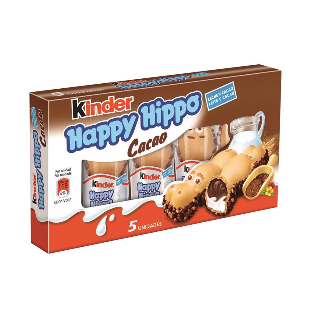 Ferrero Kinder Happy Hippo Cacao T5 104g 800500023624
