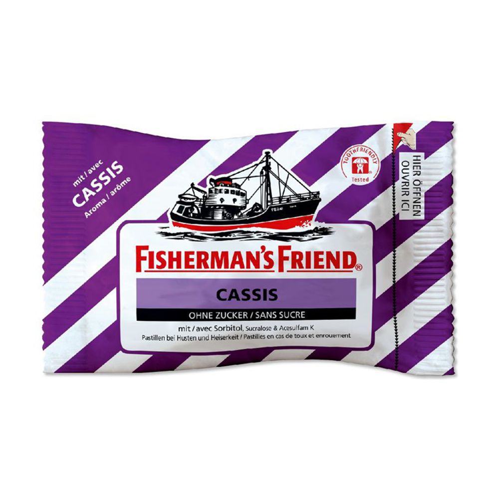 Fishermans Friend Cassis Sugar free 25g 50072606