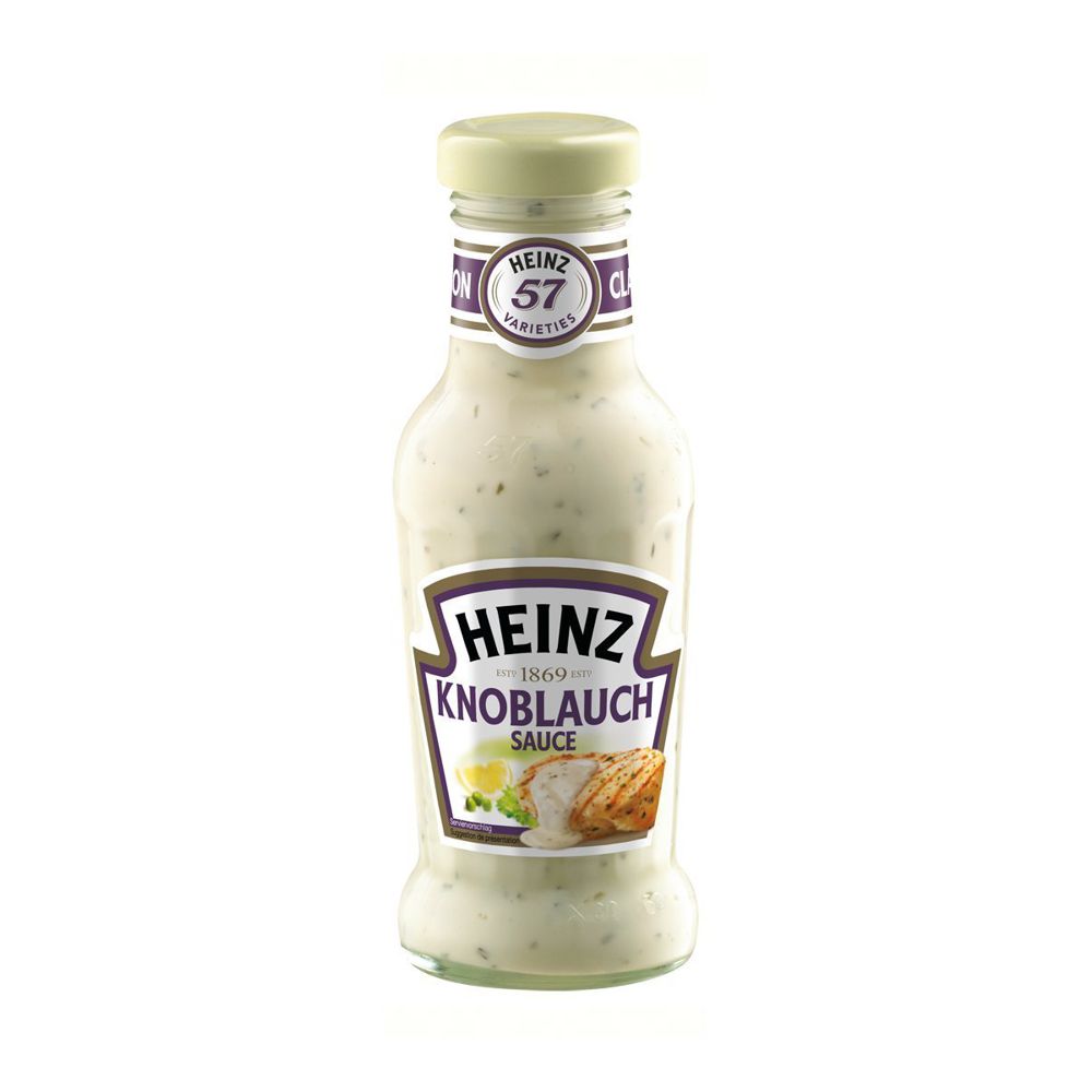 HEINZ Garlic Sauce 250ml glass 8715700422671