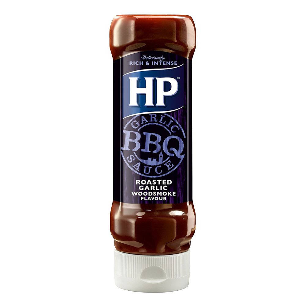 HP BBQ Sauce Roasted Garlic 400ml 5000111047586