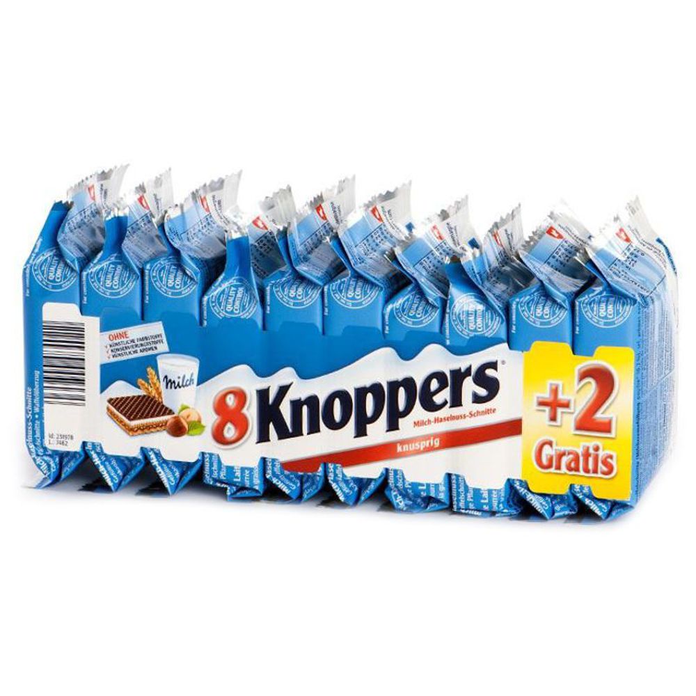 Knoppers 10 pack 250g 4035800484002