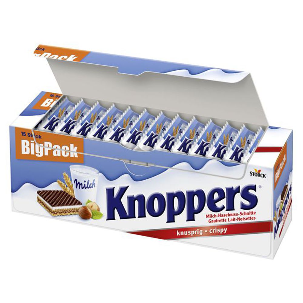 Knoppers 15 Big Pack 375g 4014400923704