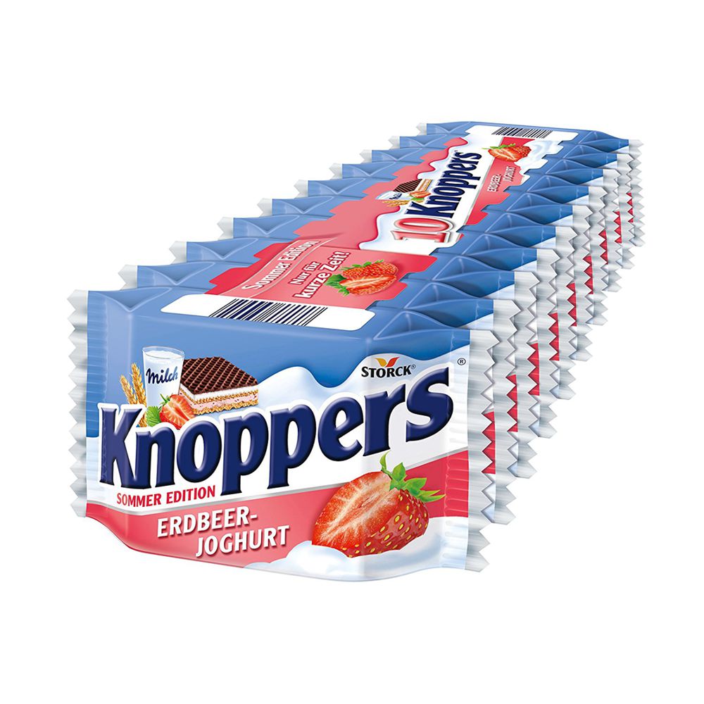 Knoppers Strawberry 10 pack 250g 4014400470277