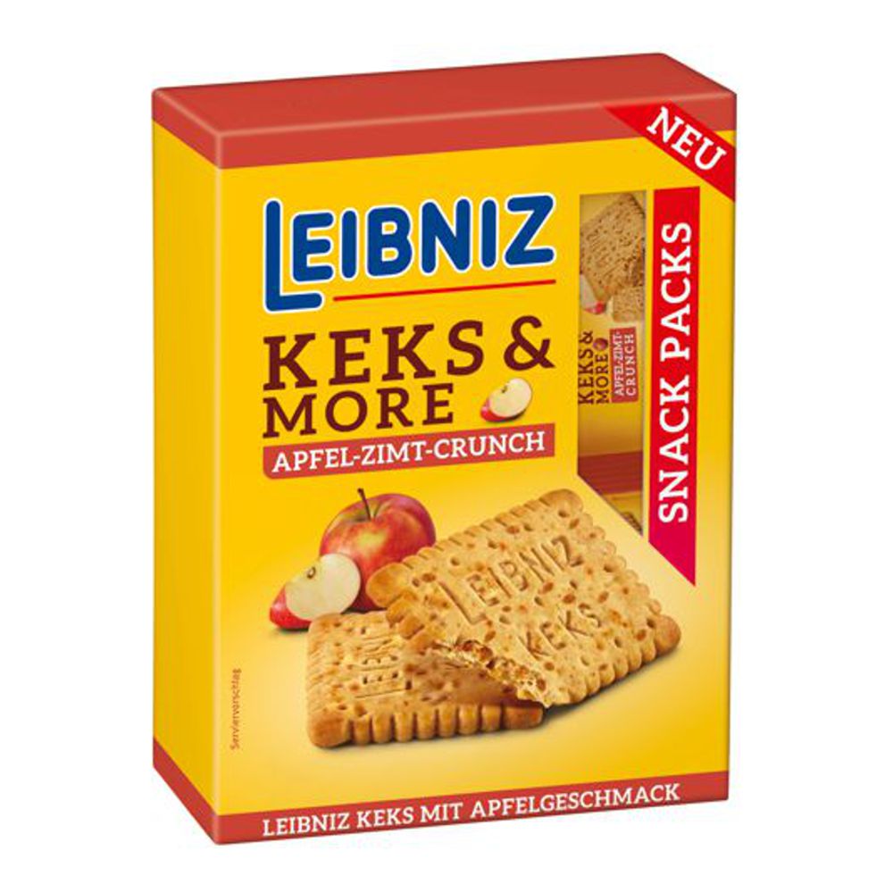 LEIBNIZ Biscuits More Appel Crunch 155g 4017100373213
