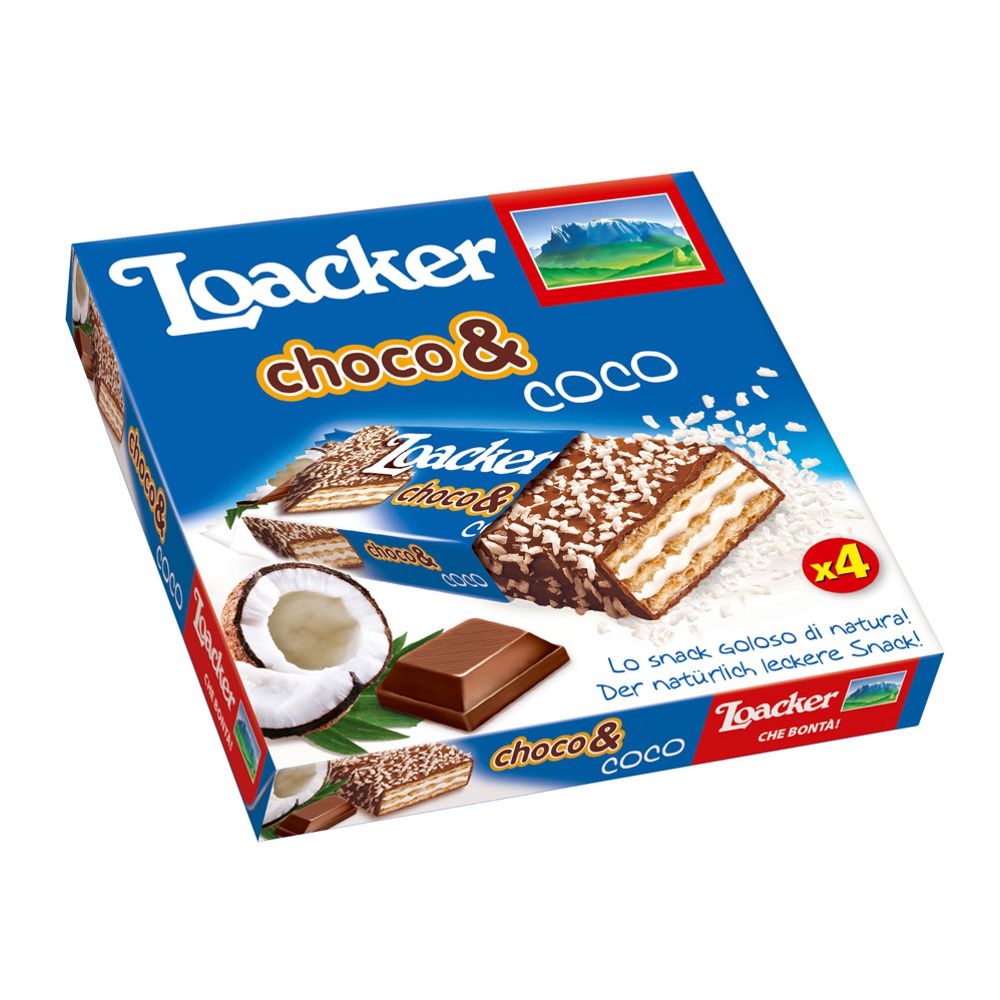 Loacker Choco Coco 4 pack 88g 8000380151509