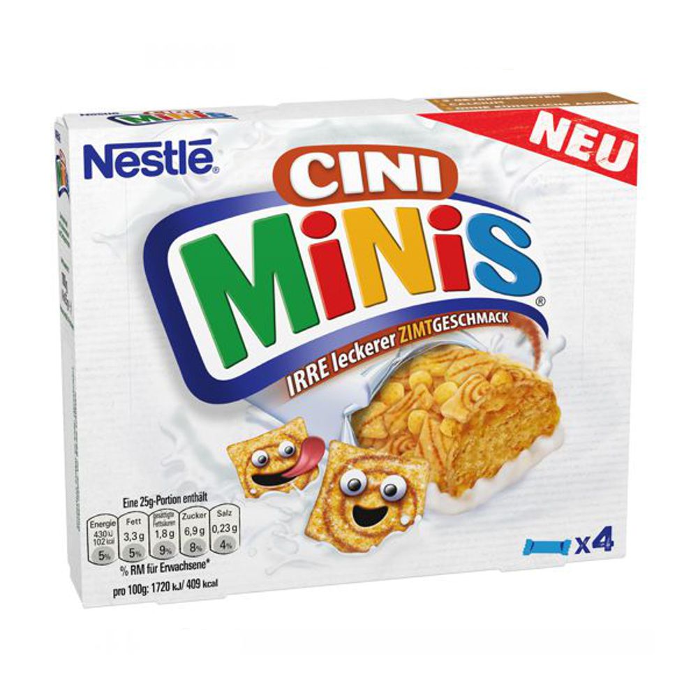 NESTLE Cini Minis Cereal bar 100g 5900020028495