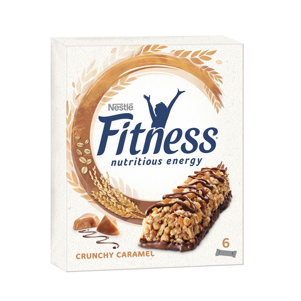 Nestle Fitness Crunchy Caramel bars 6x23.5g 141g