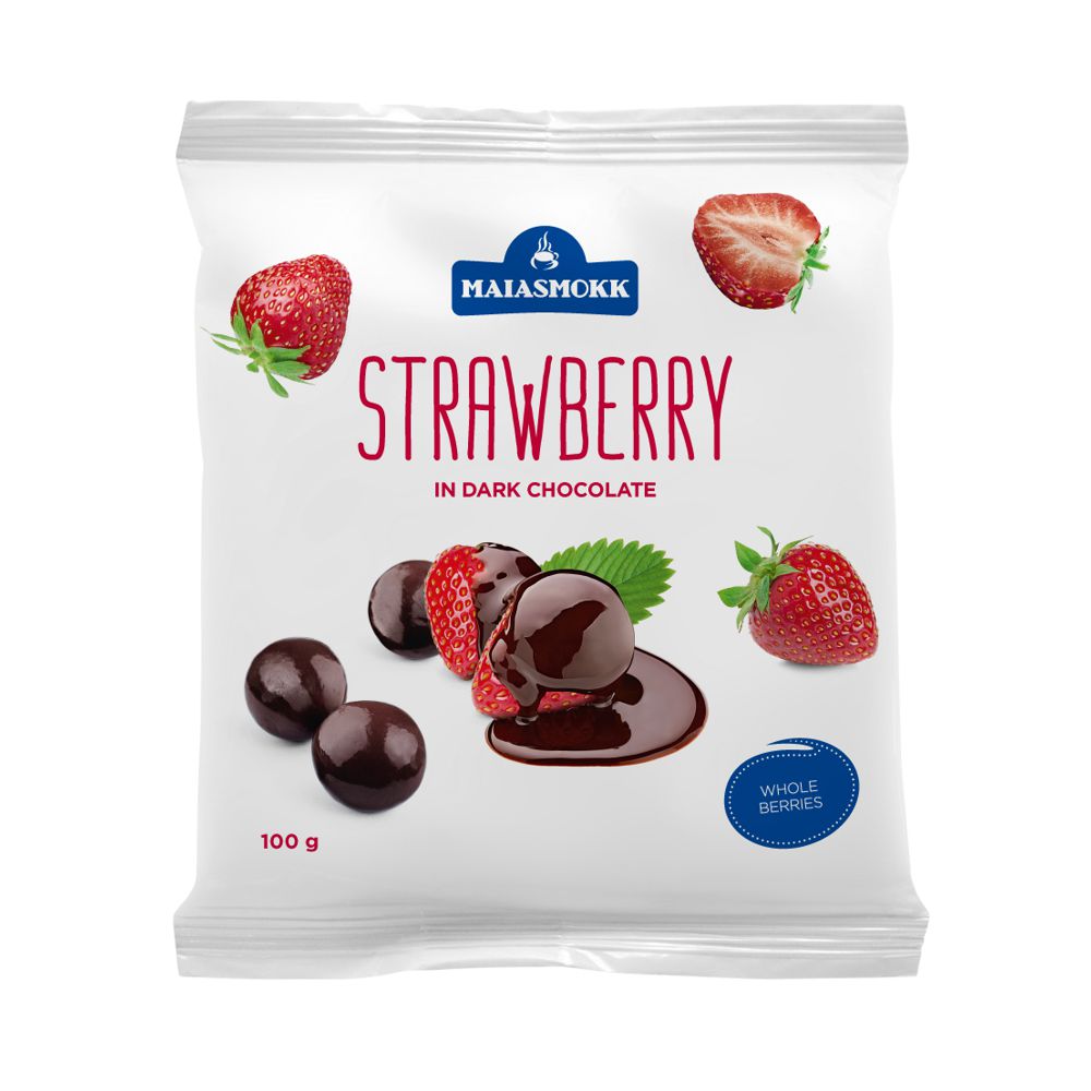 Strawberry in Dark Chocolate 100g 4742267006574