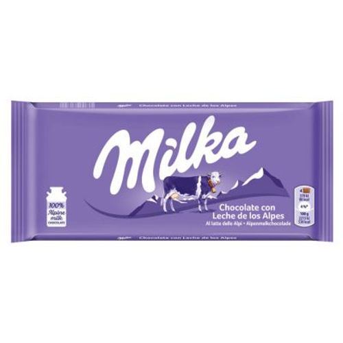 milka chocoladereep 100gr