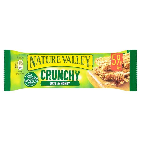 nature valley crunchy oats honey cereal bar 42g 437160 grande