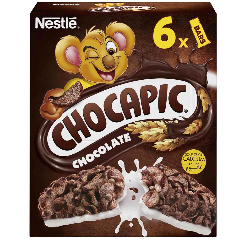 nes 12357105 nestle chocapic chocolate cereal bar 25g 6 pieces 15884742080