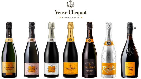 Veuve Clicquot Ponsardin Champagnes
