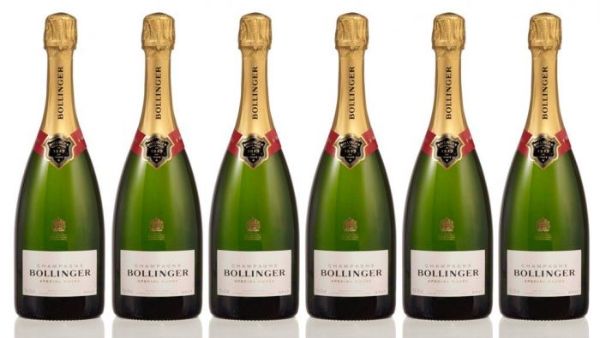bollinger champagne bottles