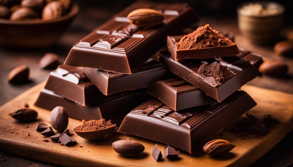 Artisanal chocolate bars for sale in Europe