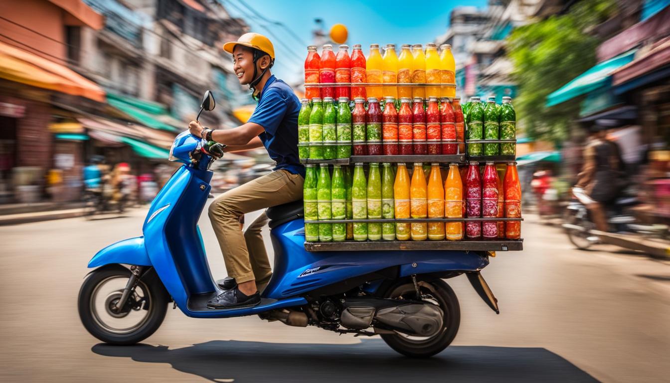 Energy boosting drinks Asia delivery