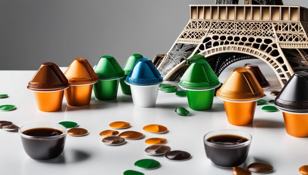 Flavored coffee pods for sale in Europe