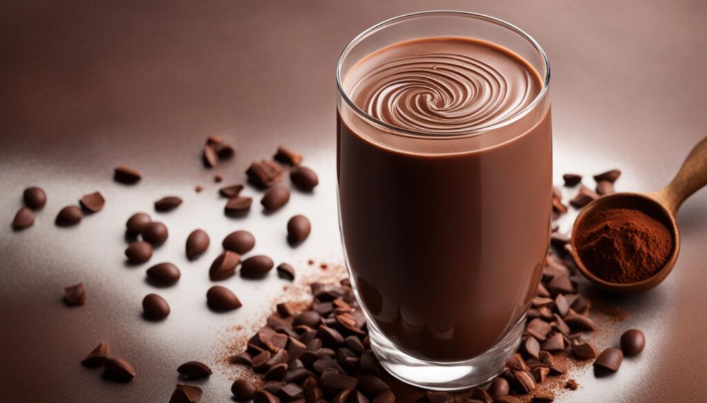 silk protein chocolate milk image