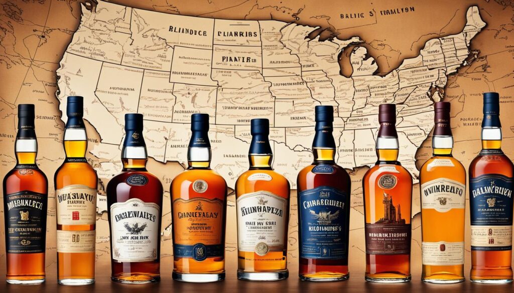Buy blended whisky options USA