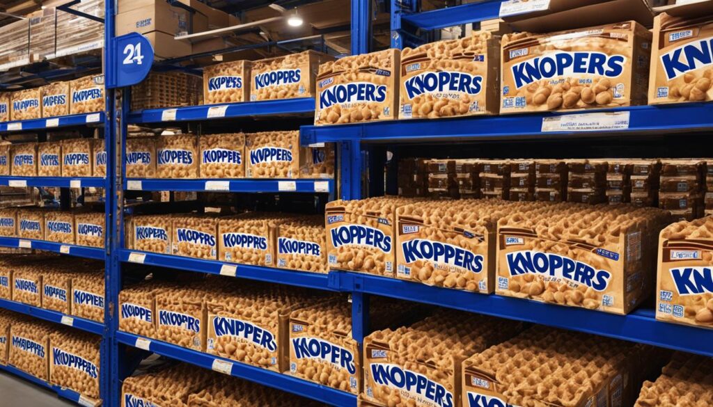 Knoppers crispy waffles distributor