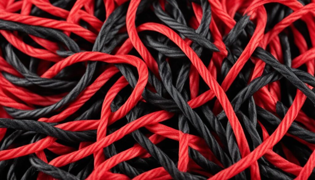Licorice laces