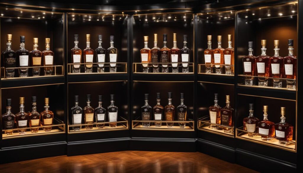 Luxury spirits collection for sale in Europe